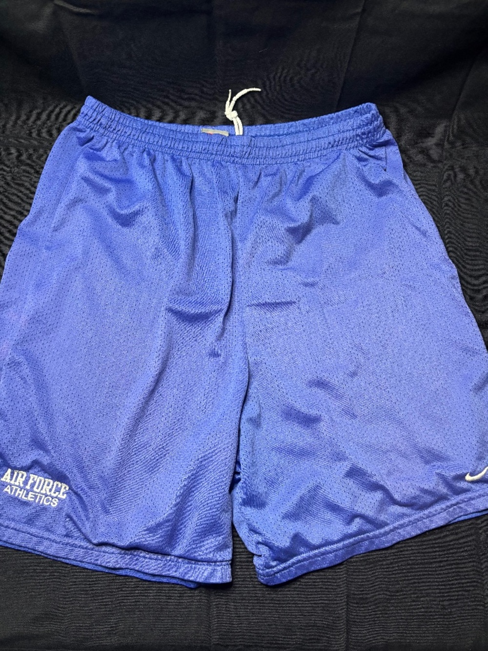 Nike Team Air Force Blue Mesh Gym Shorts Medium